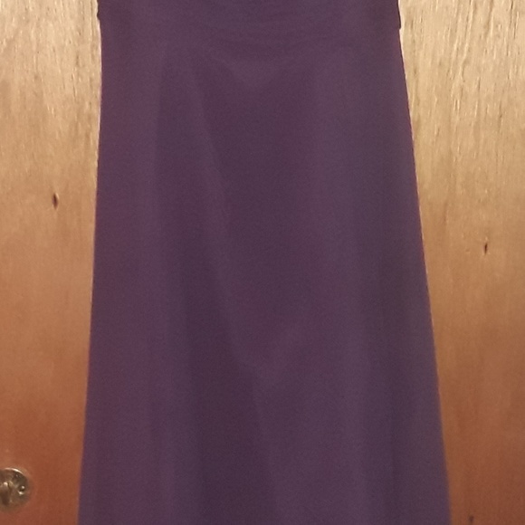 Long Plum dress - Picture 5 of 5